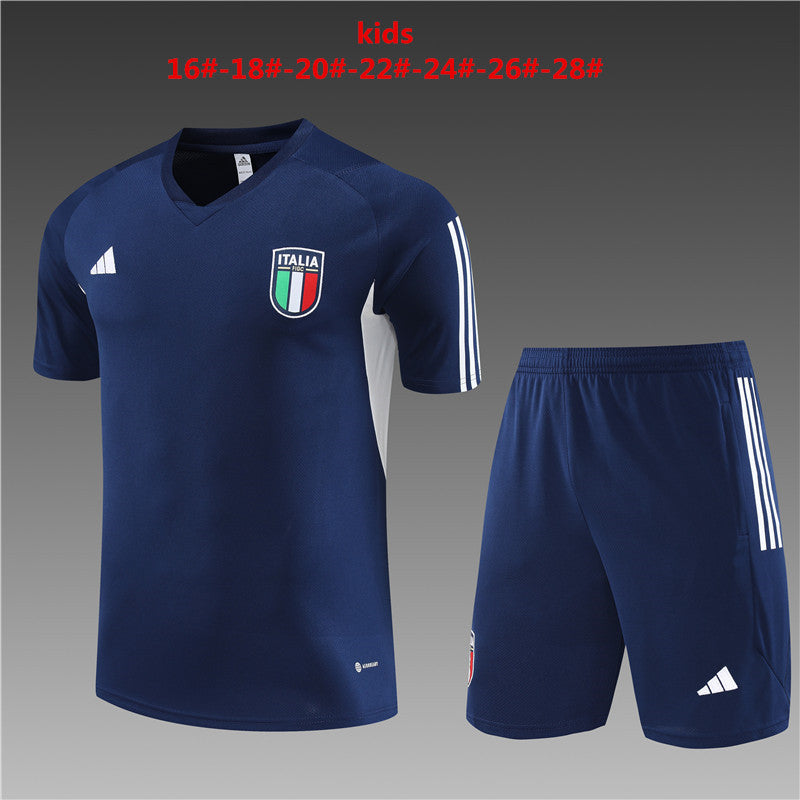 Camisa e short infantil Itália 2024/25 14001