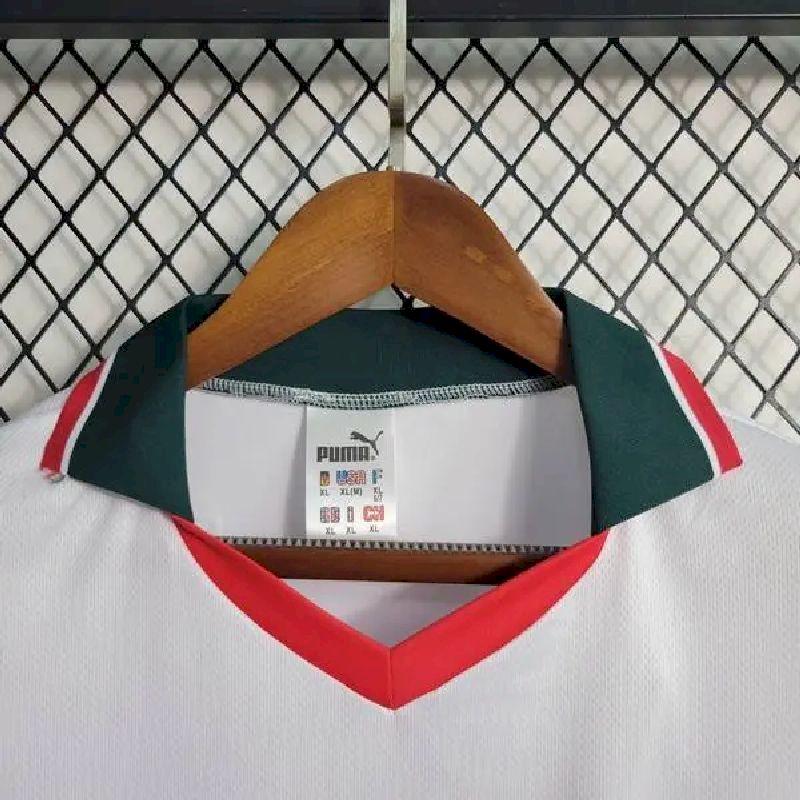 Camisa retrô de manga comprida reserva Marrocos 1998