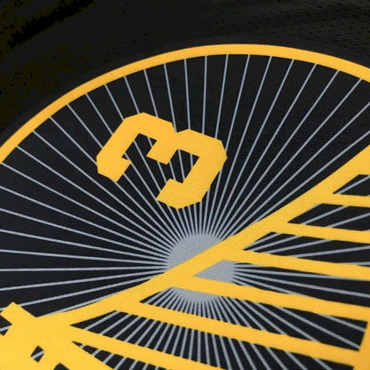 Men’s Jordan Poole Black Team Jersey – 75th Anniversary City Edition