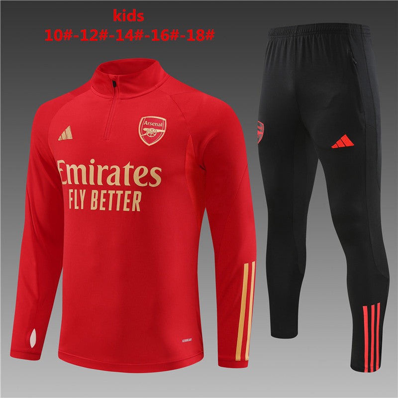 Suéter e calça infantil com zíper Arsenal 2023/24 14001