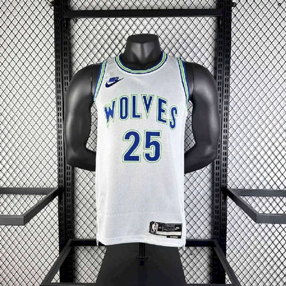 Camisa Derrick Rose Retro Masculina 2024 Branca
