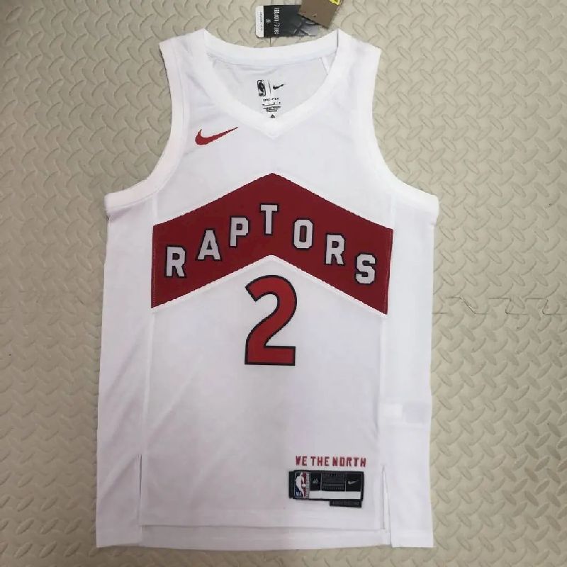 Camisa branca masculina do time principal Kawhi Leonard