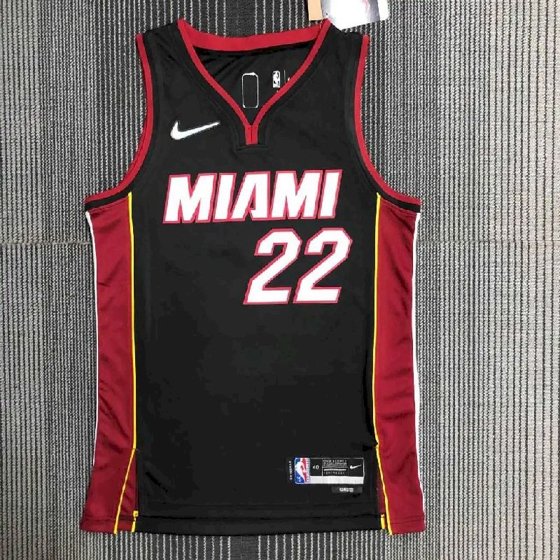 Men’s Jimmy Butler Black Team Jersey – 75th Anniversary Edition
