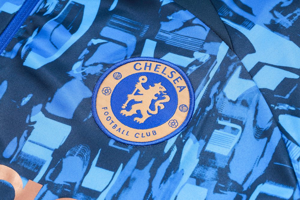Suéter e calça Chelsea 2023/24 com zíper e meio zíper 815