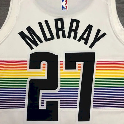 Camisa Jamal Murray White Masculina Versão Jogador - Edição Clássica Retro