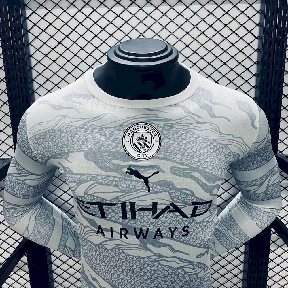 Men's Manchester City 2024/25 Long Sleeves Jersey – Player Version