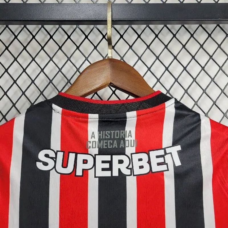 Uniforme reserva infantil do São Paulo 2024/25