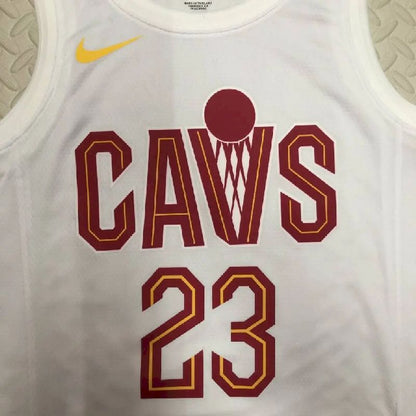 Camisa masculina do time principal LeBron Raymone James White