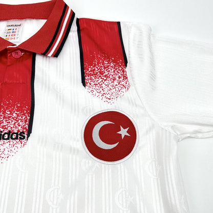 Camisa retrô reserva da Turquia de 1996