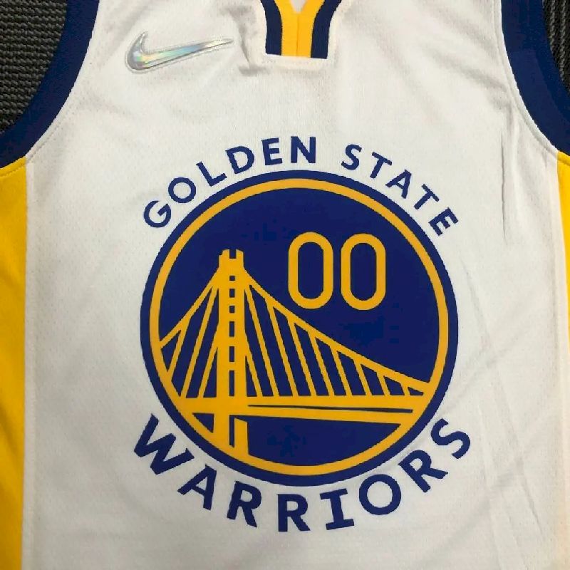 Camisa Jonathan Kuminga Branca Masculina – Edição de 75º Aniversário