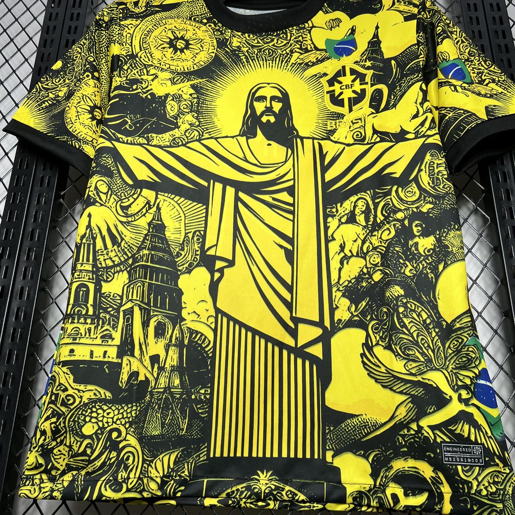 Men's Brazil 2024/25 Yellow Jersey