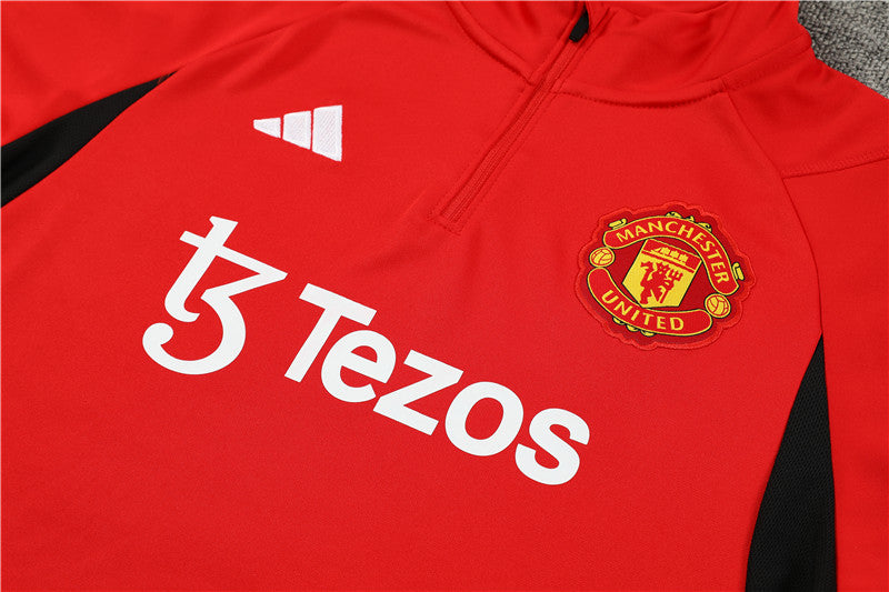 Suéter e calça adulto Manchester United 2023/24 com zíper 14001