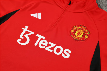 Suéter e calça adulto Manchester United 2023/24 com zíper 14001