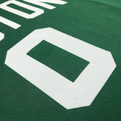Camisa masculina Jayson Tatum Green Team – Edição de 75º aniversário