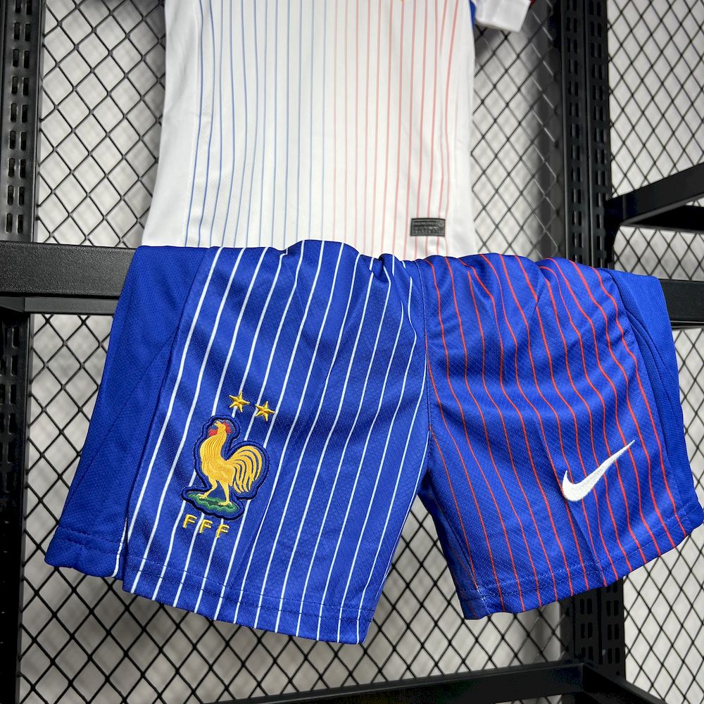 França 2024/25 Euro Away Kit Infantil