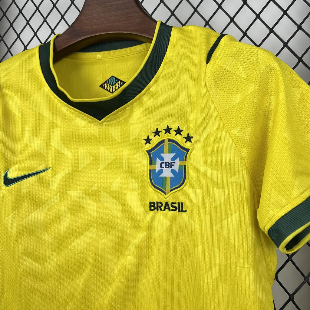 Kids Brazil 2026 World Cup Home Kit