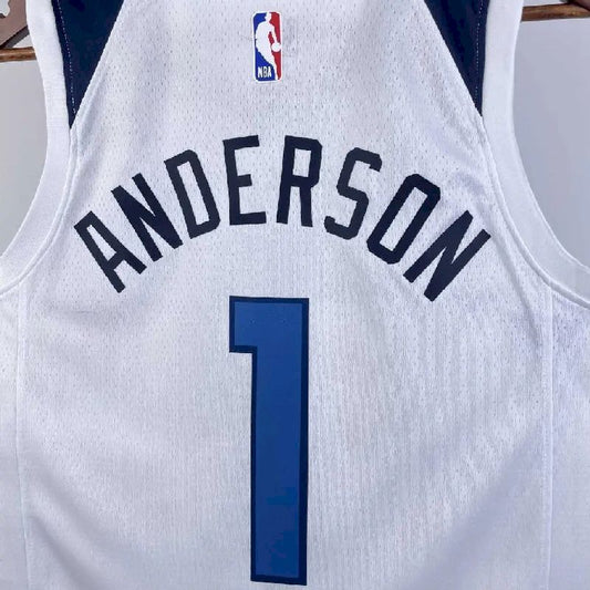 Camisa Kyle Anderson Branca da Equipe Principal Masculina 2023
