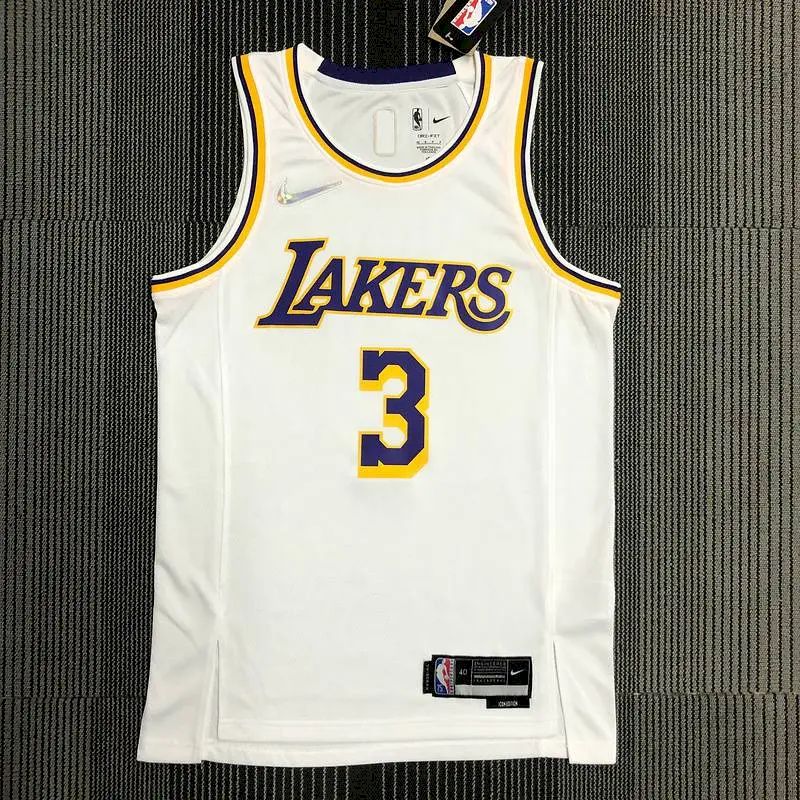 Camisa branca masculina Anthony Davis Team – Edição de 75º aniversário