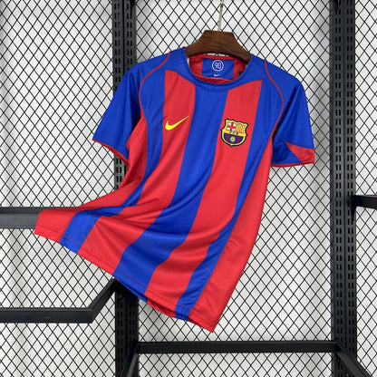Camisa retrô titular do Barcelona 2004/05