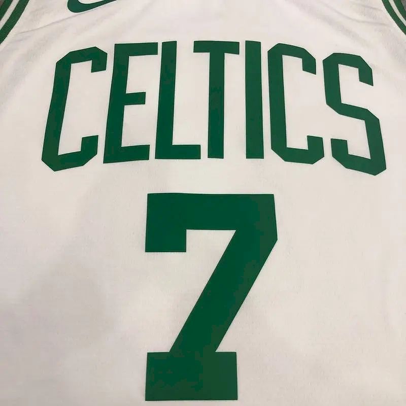 Camisa Jaylen Brown Branca Masculina Versão Jogador - Edição Associação