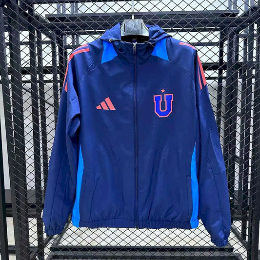 Blusão Azul Royal Universidad de Chile 2025/26