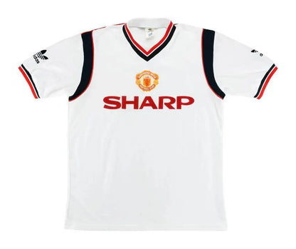 Camisa retrô reserva do Manchester United 1984/86