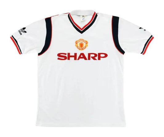 Camisa retrô reserva do Manchester United 1984/86