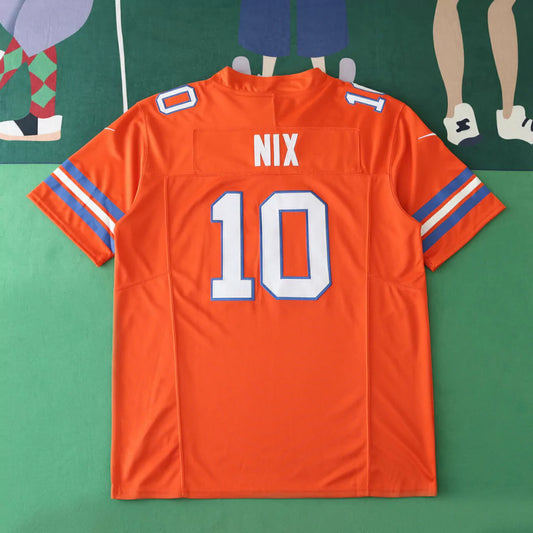 Jersey NFL Denver Broncos Bo Nix 10