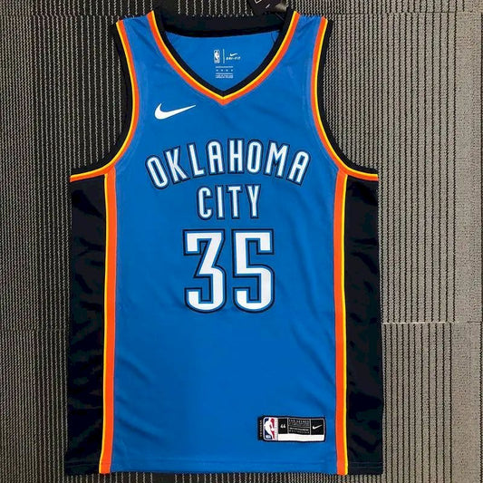 Camisa azul masculina Kevin Durant Swingman – Edição Ícone