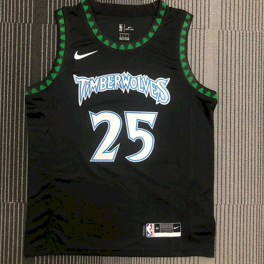 Camisa preta masculina Derrick Rose Swingman – Edição Clássica