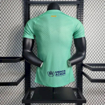 Camisa de treino pré-jogo do Barcelona 2023/24, versão jogador