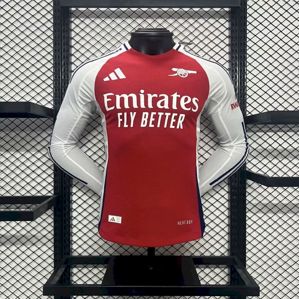 Camisa Arsenal Home 2024/25 de manga comprida, versão jogador