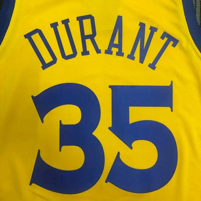 Camisa Kevin Durant Amarela Swingman Versão Jogador Masculina – Edição City