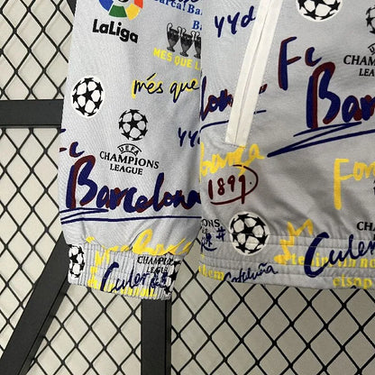 Corta-vento dupla face Barcelona 2024-25