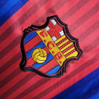 Camisa retrô manga longa do Barcelona 1991/92 Home