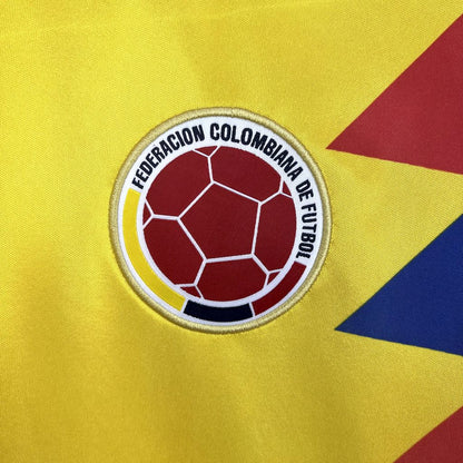 Camisa retrô da seleção da Colômbia de 1990
