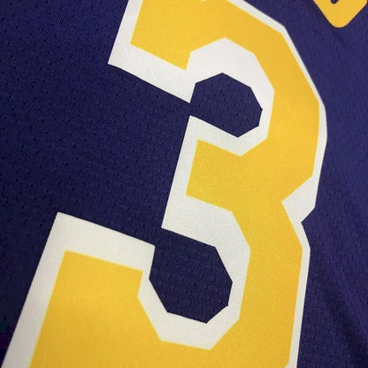 Camisa Anthony Davis Masculina Roxa Versão Jogador – Edição Clássica Retro