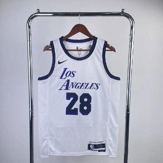 Camisa Rui Hachimura Branca Masculina – Edição Cidade
