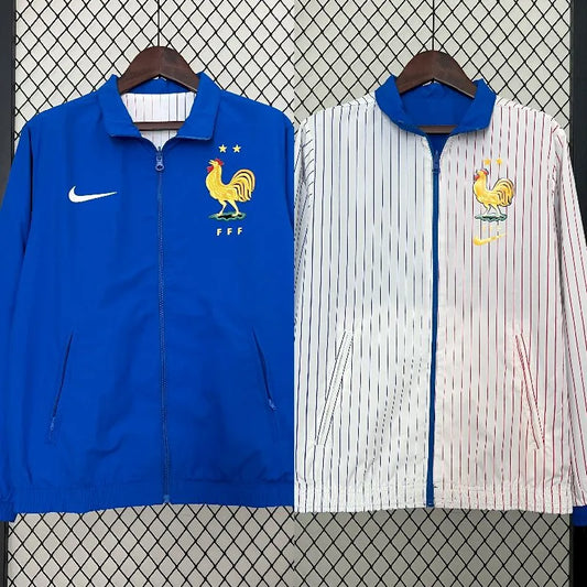 França 2024-25 Jaqueta corta-vento dupla face