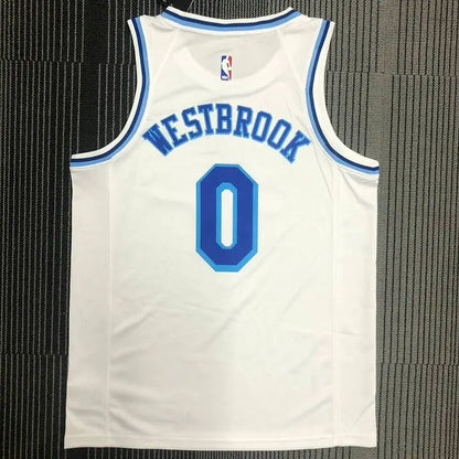 Men’s Russell Westbrook Royal Retro Classics 2020-21 Swingman Player Version Jersey – Classic Edition