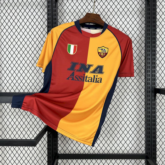 Camisa retrô da AS Roma 2001/02