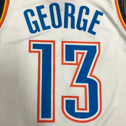 Camisa Paul George Swingman Masculina Branca – Edição Associação