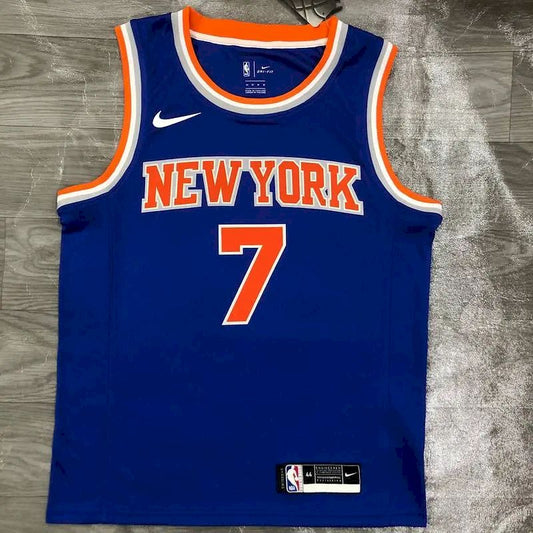 Men’s Carmelo Anthony Blue 2020-21 Swingman Player Version Jersey – Icon Edition
