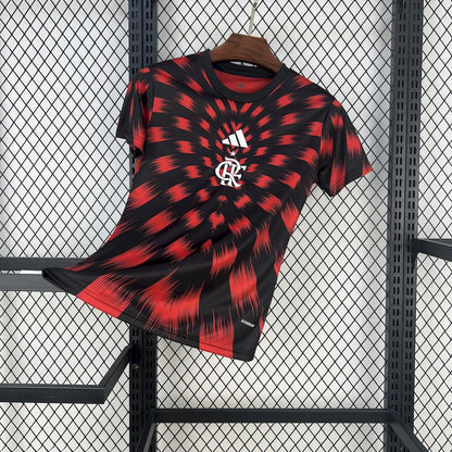 Camisa feminina pré-jogo do Flamengo 2025/26