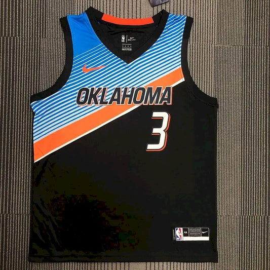 Camisa preta masculina Chris Paul Team – Edição City
