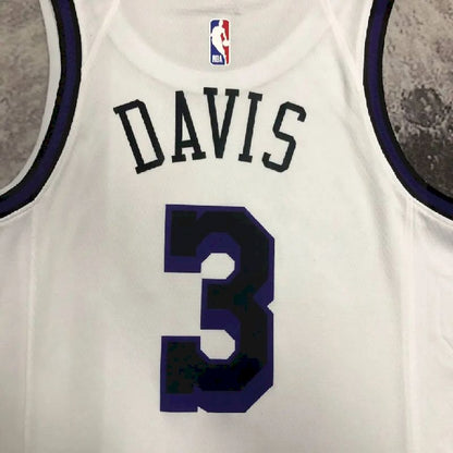 Camisa branca masculina Anthony Davis Team – Edição City