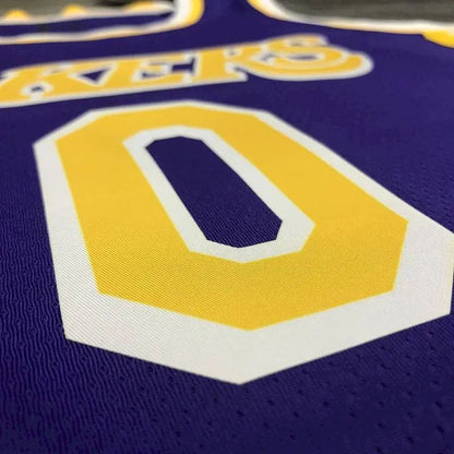 Camisa masculina Kyle Kuzma 2020-21 roxa Swingman versão jogador – Edição Statement