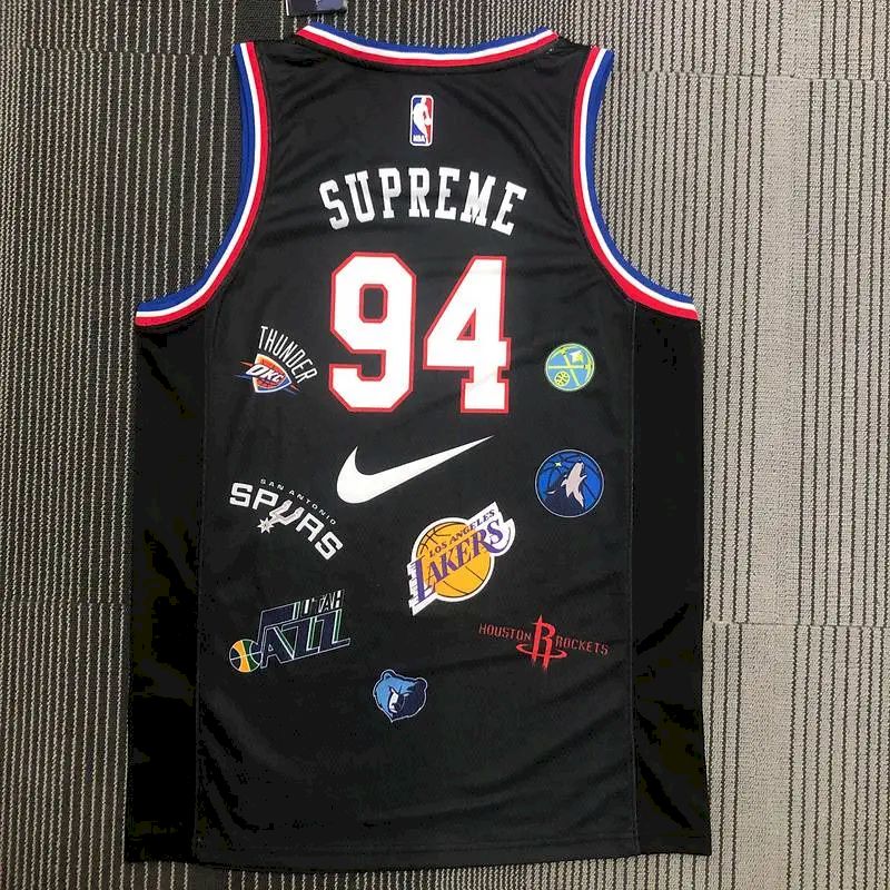 Men’s Co-branded Black Swingman Player Version Jersey – Limited Edition