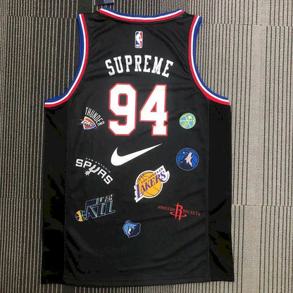 Men’s Co-branded Black Swingman Player Version Jersey – Limited Edition