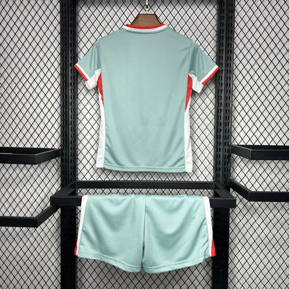 Kit reserva infantil do Atlético de Madrid 2024/25